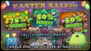 Easter Sale (April 2)