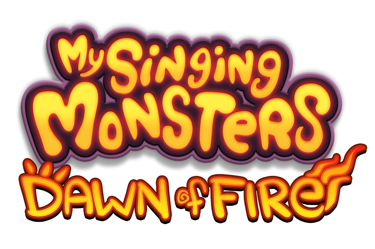 My sing monster dawn of fire. My singing Monsters Dawn of Fire лого. My singing Monsters Dawn of Fire логотип. Поющие монстры надпись. Мои Поющие монстры надпись.