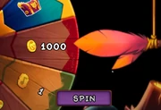The Spin Button on the Steam Version