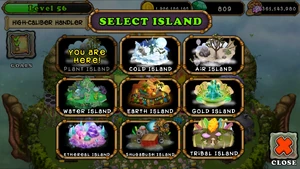 Tribal Island featured in the map