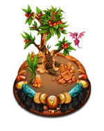 Amber Island Map Pin