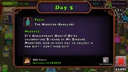 One of 30 daily rewards for playing in My Singing Monsters during Anniversary Month 2017