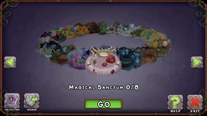 Magical Sanctum on the maps menu
