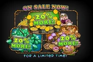 20% More in All Currency Packs (November 16)