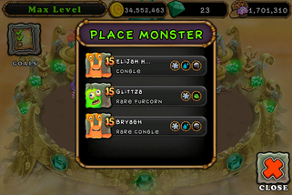 Invite new gold island monsters