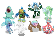 All 8 Life-Formula Series costumes