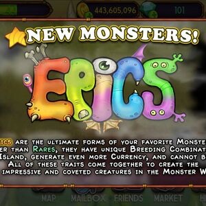 Epic Monsters My Singing Monsters Wiki Fandom Enter your my singing monsters username resources will be generated for this player you can generate resources for your friends too. epic monsters my singing monsters