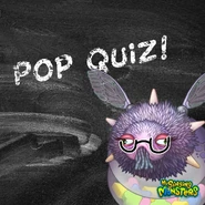shLep presenting the Monsterple Choice pop quiz