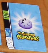 The backside of Monster cards shows the Elements and the egg.