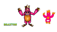 Season 2, episode 5's Monster. It is based on fan art from Braxton. It’s sound is unknown, but it could be a vocalist.