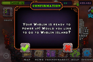 Zap to Wublin message