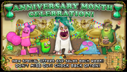 Anniversary Month 2014 promotion message