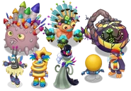 All 8 SkyPainting Series costumes