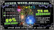 Cyber Week Glowbes 50% Less Time (December 4)