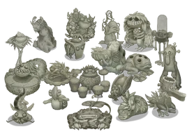 Wublin Statues