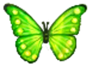 Thumpies Green Butterfly.png (151 KB) Green Butterfly
