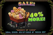 Wagon of Chow 40% More Sale (March 5)