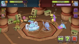 Weak attack on an allied Deedge