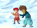 Snowball fight