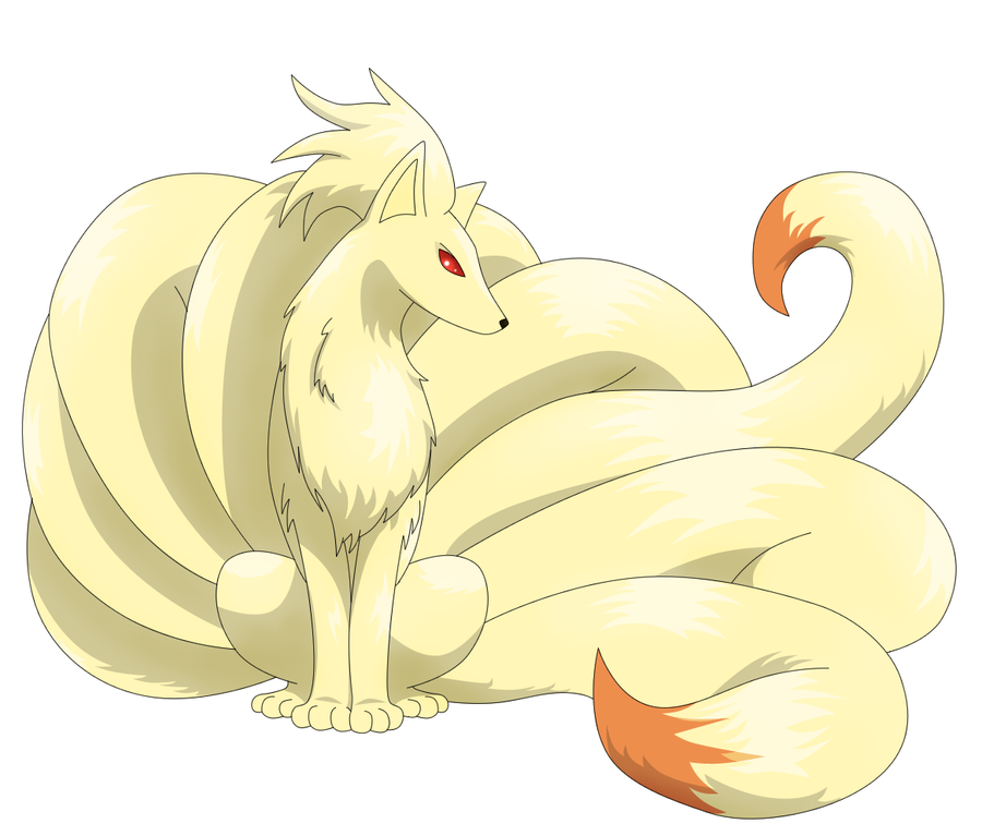 Лисица с 9 хвостами. Покемон Ninetales. Покемон Найнтейлс. Pokemon девятихвостый Лис. Ninetales покемон Эволюция.