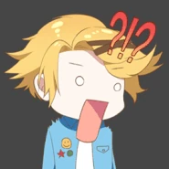 Sticker de Yoosung sorprendido.