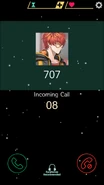 707's calling screen