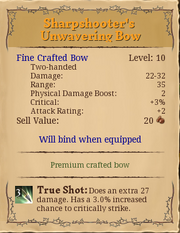 Sharpshooter's unwavering bow 10