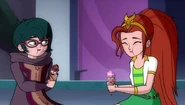 Eating ice cream and brain freeze