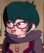 She ate the whole pizza