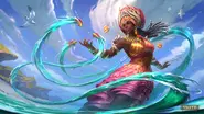 In the video game "Smite", Yemoja is a playable character, part of the Yoruba pantheon.