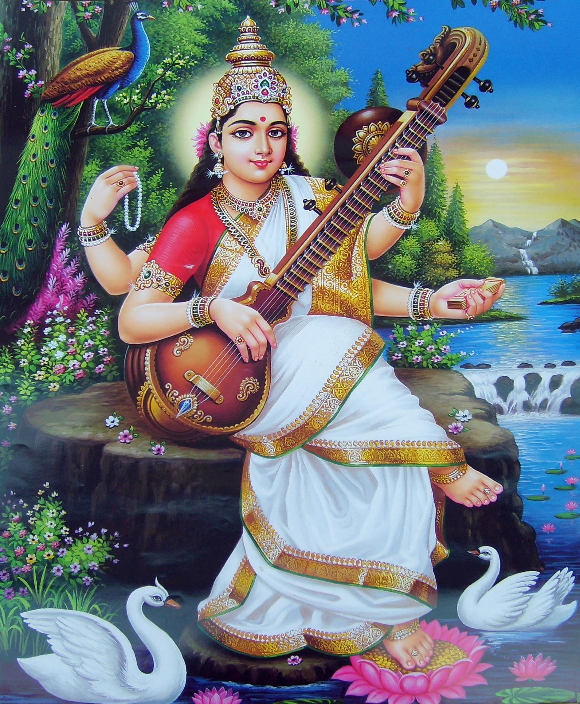 goddess saraswati stories