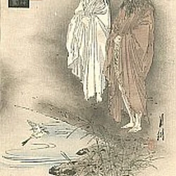 P.IZANAGi 伊奘諾 Burke Collection | God Izanagi (伊弉諾尊) and Goddess