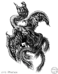 Artwork of Phenex by Yuki Fujisawa