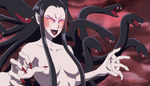 Sea Snake Woman, a character resembles Medusa, in Yashahime: Princess Half-Demon episode 26.