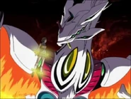 The dragon-like "child" Kagatsuchi from Mai-HiME