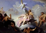 The Birth of Minerva by René-Antoine Houasse (before 1688)