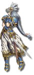 Valkyrie Lenneth, the title protagonist in Valkyrie Profile franchise.