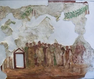 Fresco depicting a procession in honor of Magna Mater/Cybele, Pompeii