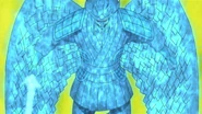 Kakashi's Susanoo avatar made of chakra in Naruto