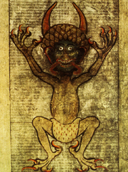 The Black Goat-Man of Wittingau - Codex Gigas
