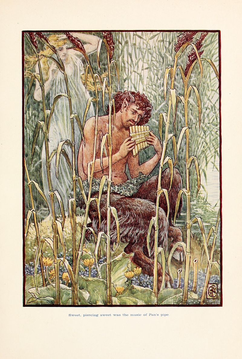 Young Pan 1911 by L Bakst Greek God 7x5 inch Print 
