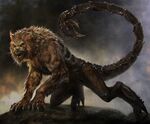 The manticore in Percy Jackson & the Olympians