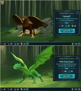 Hippogriff in Harry Potter: Hogwarts Mystery