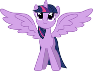 Twilight Sparkle from MLP:FIM, who becomes an Alicorn.