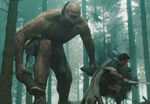 Perseus vs. a Cyclops in Wrath of the Titans