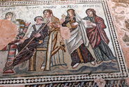 Paphos Haus des Theseus - Mosaik Achilles 3 Moiren