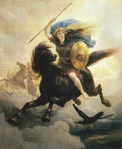 The Valkyrie by Peter Nicolai Arbo (1869)