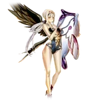 Beach Blues Brunhilde (3★) illustration in Valkyrie Connect.