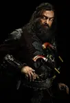 Blackbeard, portrayed by Ray Stevenson, in Black Sails