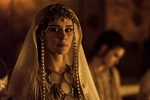 Helen, portrayed by Bella Dayne, in Troy: Fall of a City (2018)